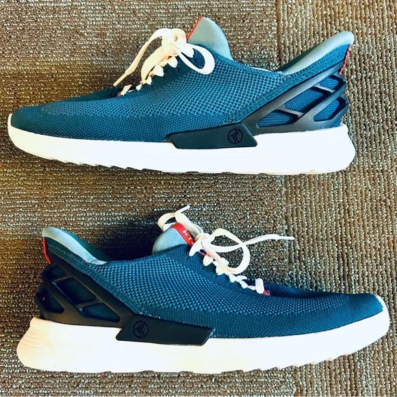 Kizik Deep Sea Blue Athens Slip On Hands Free Casual Sneakers Women 8 Men 6.5 - Picture 4 of 11